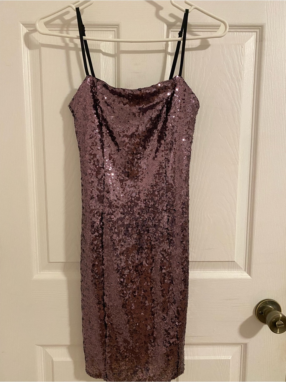 Forever 21 Dusty Mauve Sequin Slip Mini Dress
